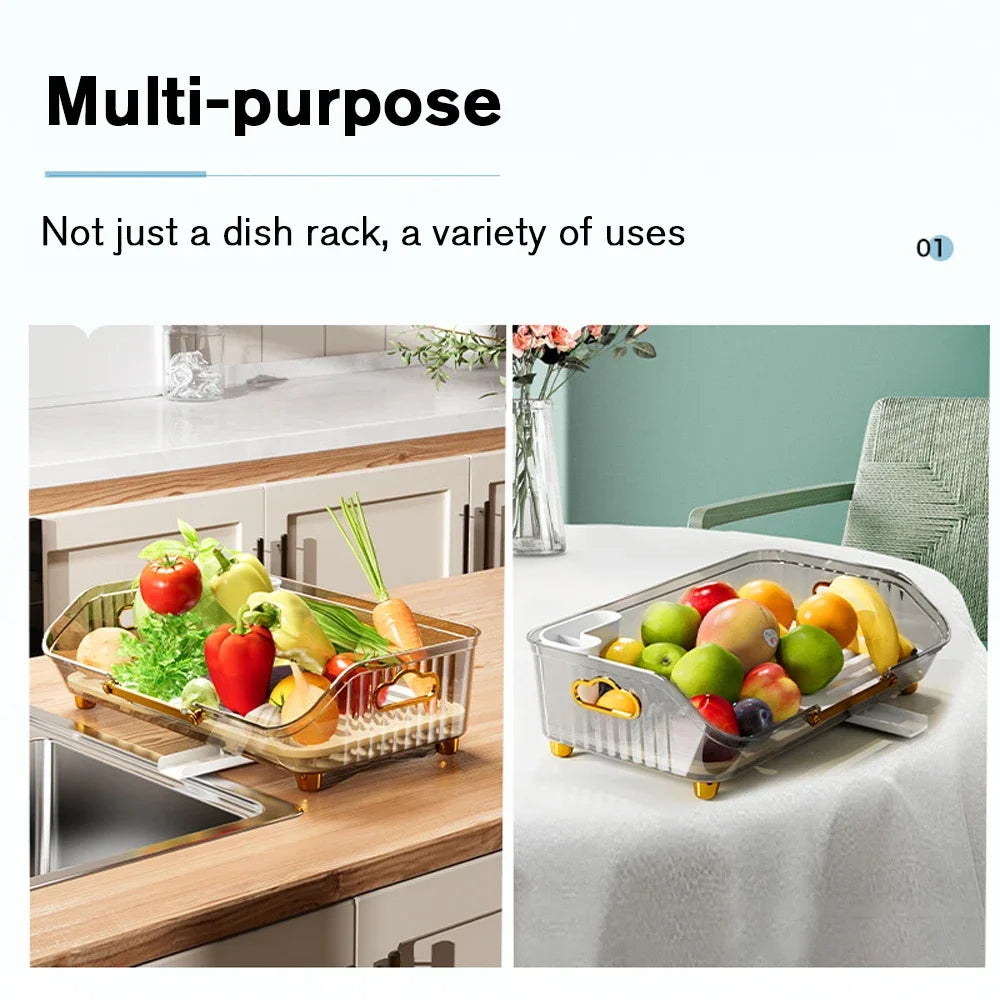Luxury Dish Drying Rack Eco-Friendly Drainer Rack Drain