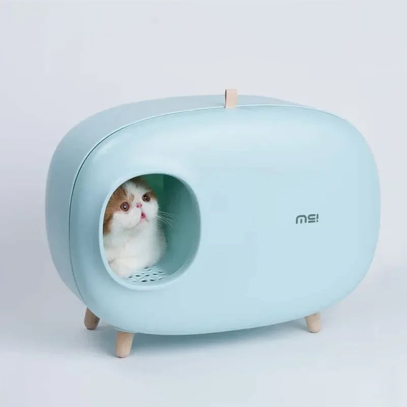 Makesure Cat Litter Box Fully Enclosed Cat Toilet