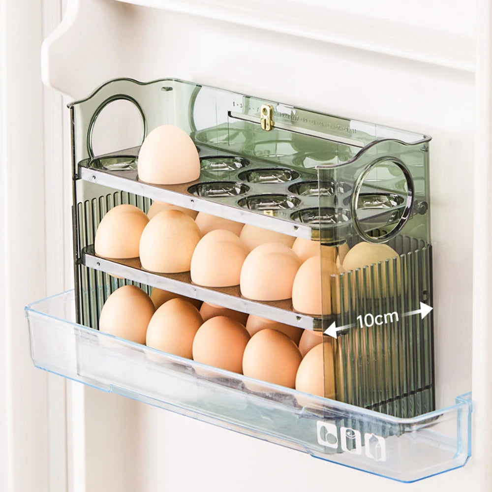 Large Capacity Egg Fridge Storage Box - Multi-Layer