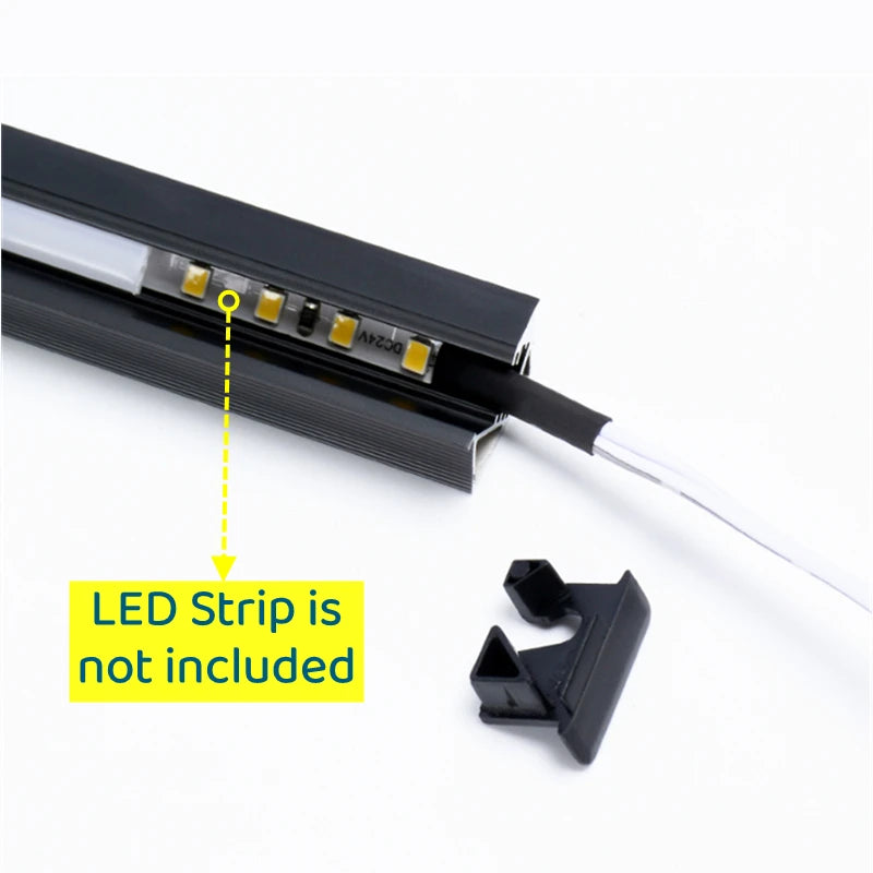 5m/1m/Pcs Invisible Led Recessed Aluminum Profile Hidden