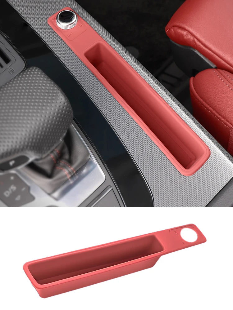 Center Console Side Storage Box Silicone Mat Cover