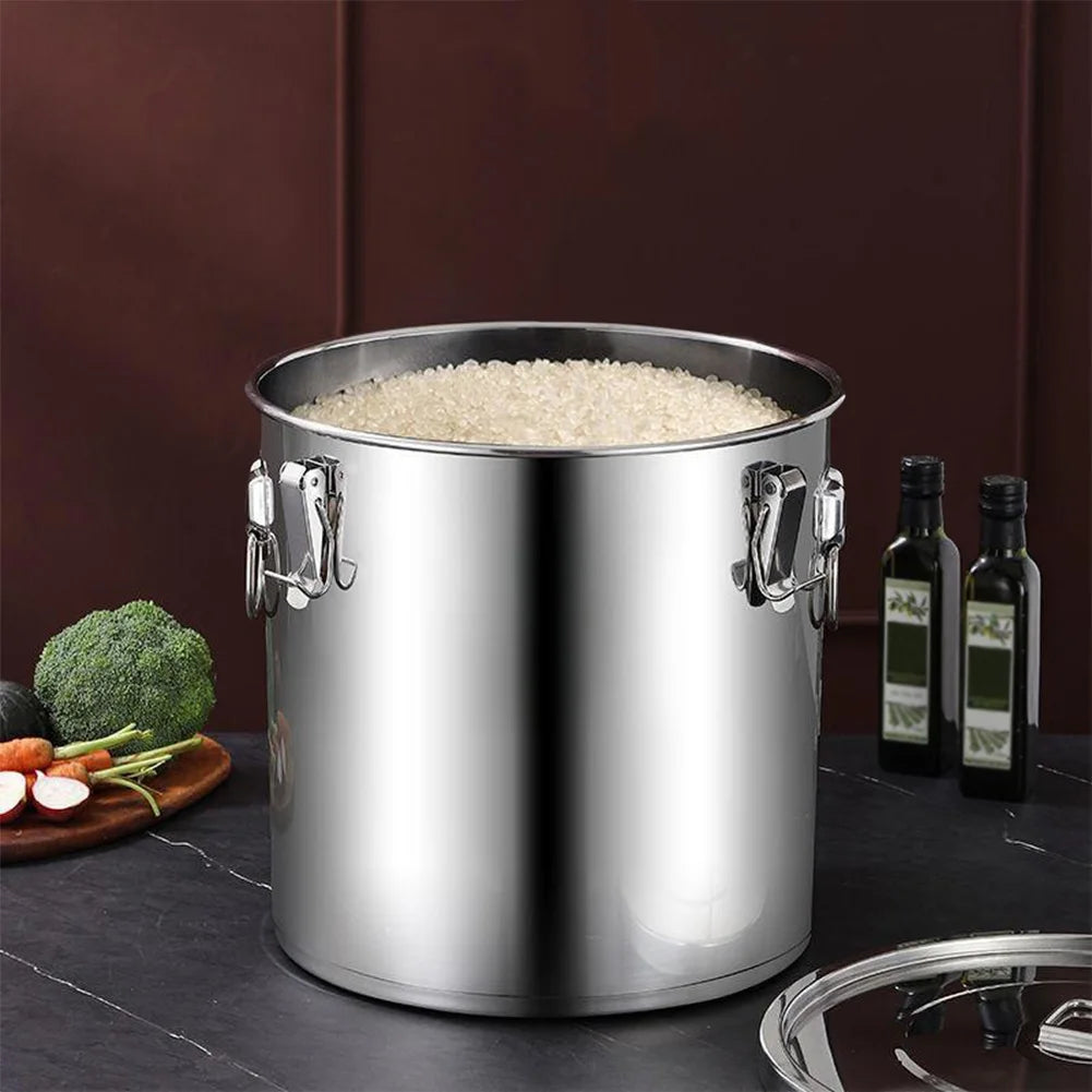 6/12/21/33l 304 Stainless Steel Food Storage Container Canister