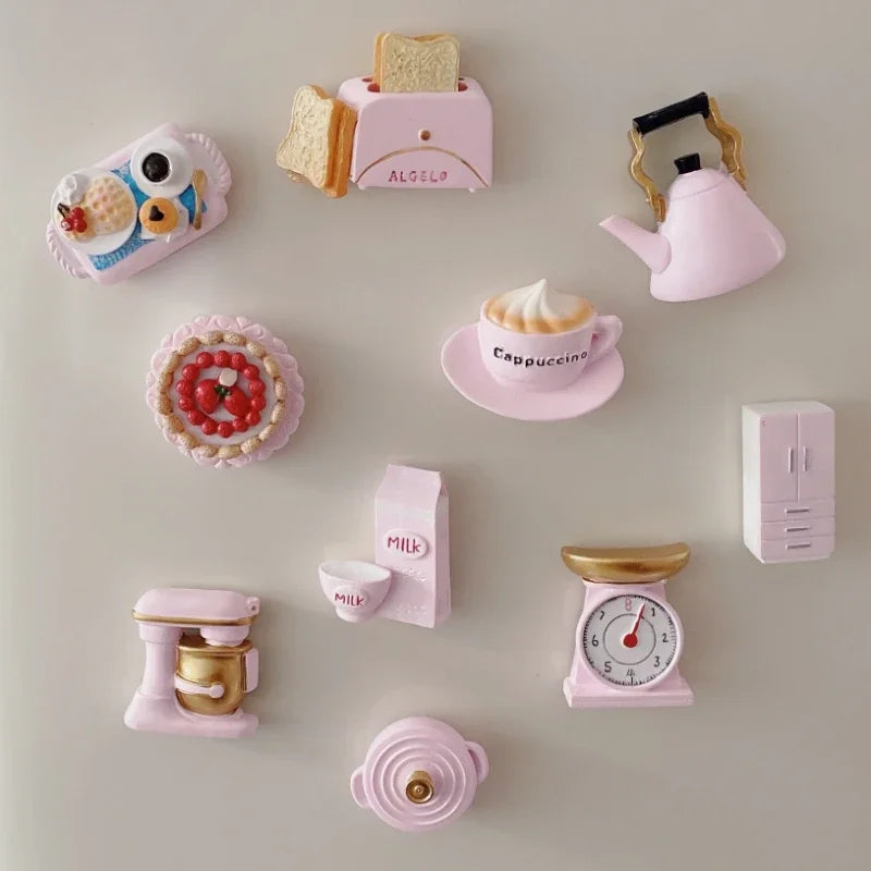 Girl Is Cute Creative Resin Refrigerator Magnets Emulating