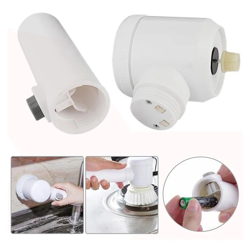 Multi-Purpose Bathroom Scrubber Handheld Electric Cleaning Brush