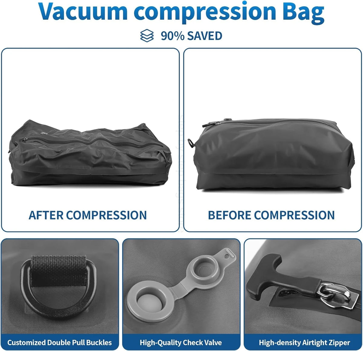 17l 28l 35l 40l Travel Vacuum Bag Reusable
