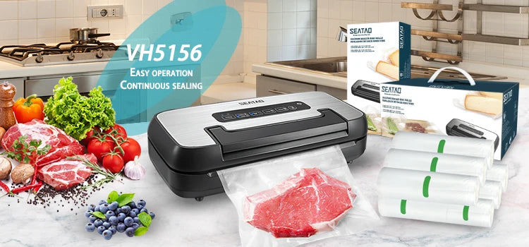 Seatao Vh5188 Vacuum Packing Machine Built In Cutter&Storage