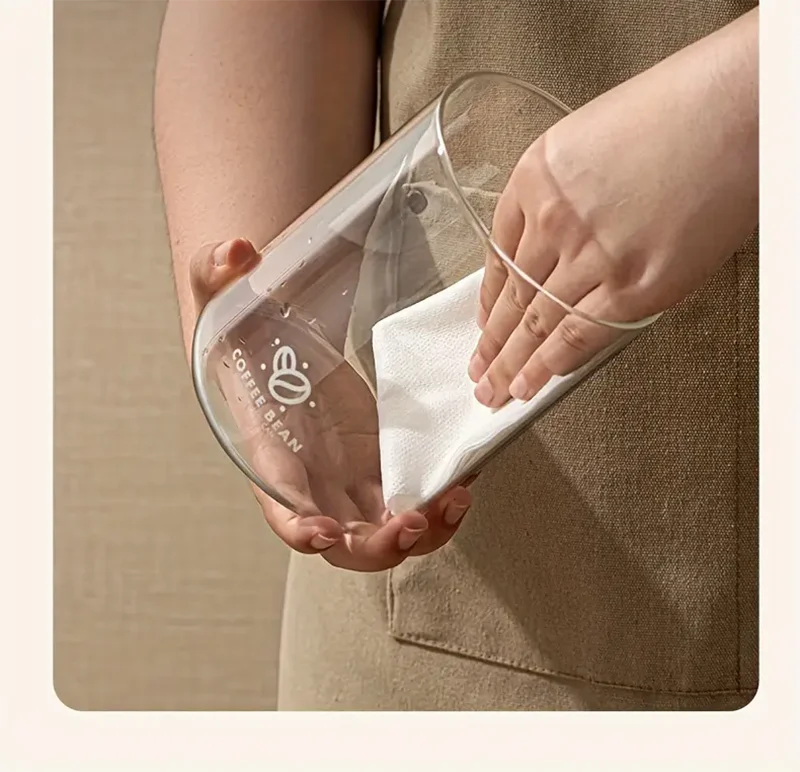500/1100/1700 Coffee Beans Vacuum Sealed Tank Glass Food