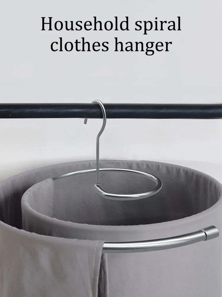 Rotating Spiral Laundry Hanger Circular Drying Rack Sheets