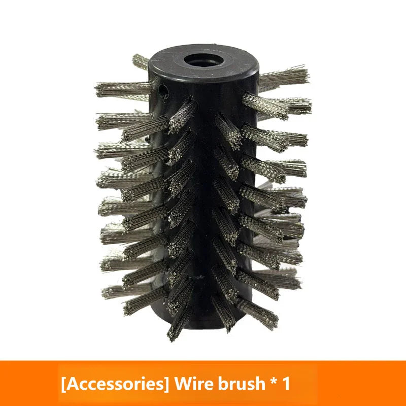 Electric Grill Brush Outdoor Bbq Handheld Grease Rack