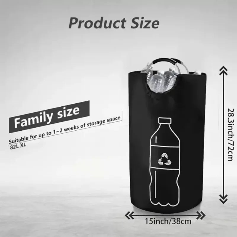 1-3pcs Folding Storage Bag 82l Large Capacity Empty