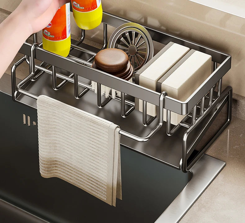 Sink Cleaning Storage Rack Drain Organizer Sponge Cleanser