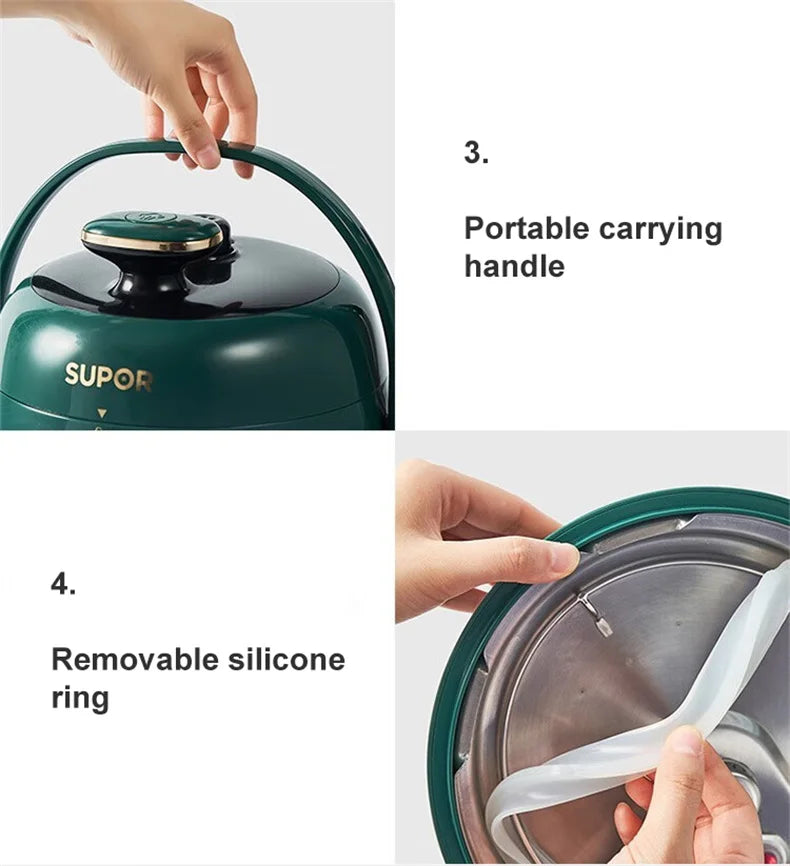 Supor Electric Pressure Cooker 8l Rice Cooker 70kpa