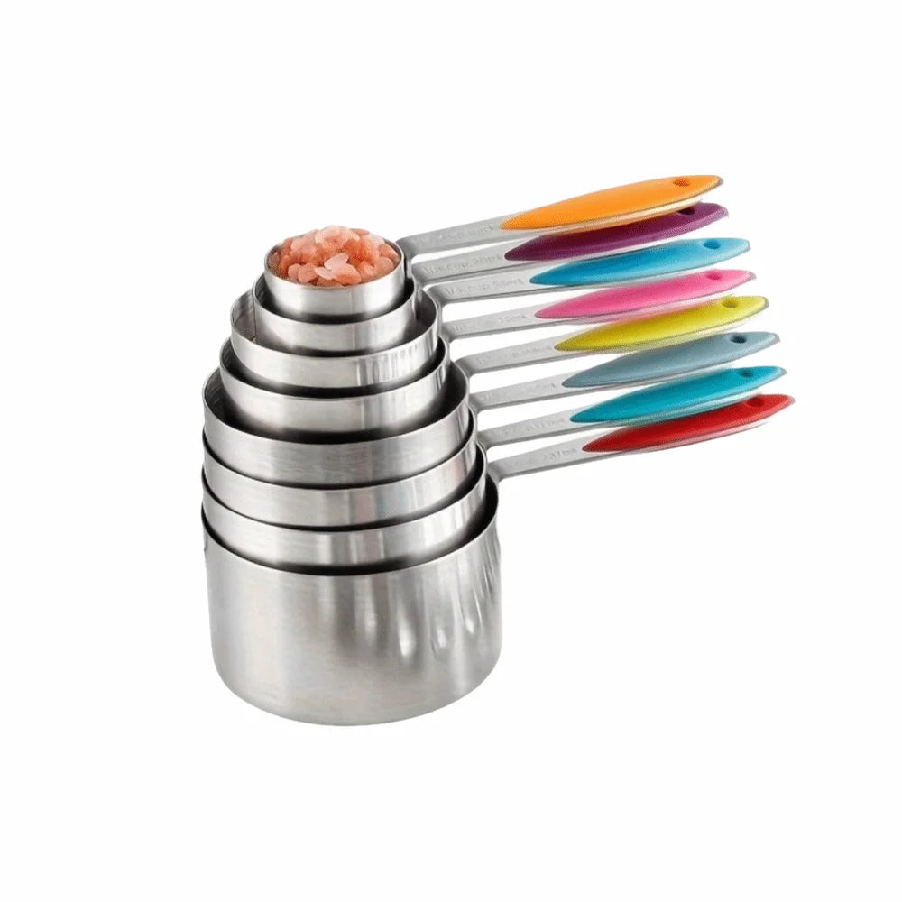 8/13pcs Stainless Steel Measuring Spoons Long Handle Stackable