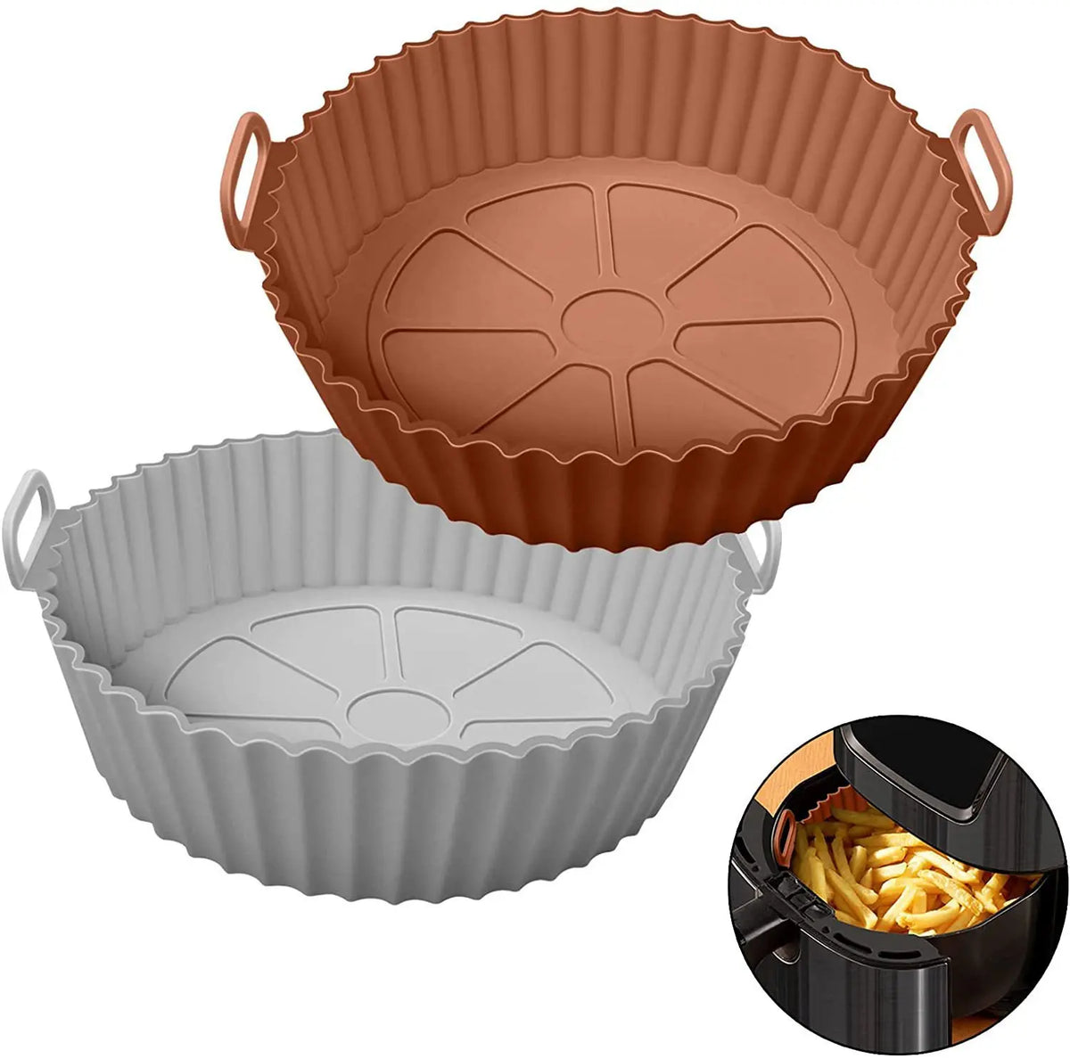 Air Fryer Silicone Basket Thicken Silicone Mold Air