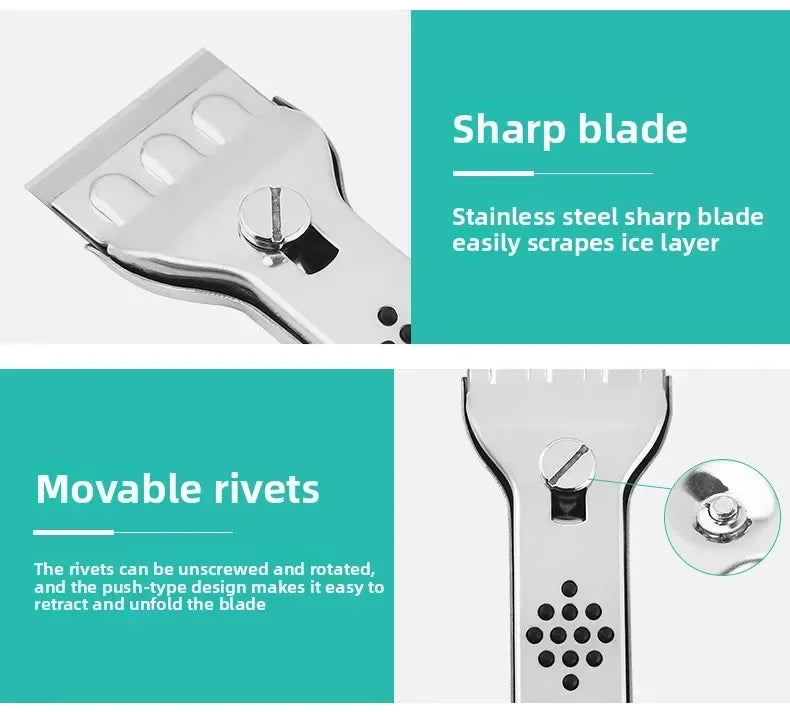 Stainless Steel Hob Scraper Glass&Ceramic Scraper Replacement