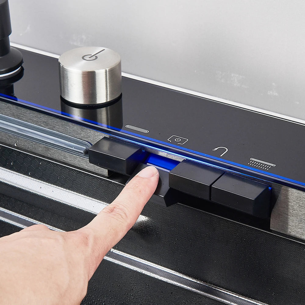 80x46cm Smart Digital Display Integrated Sink Temperature Control