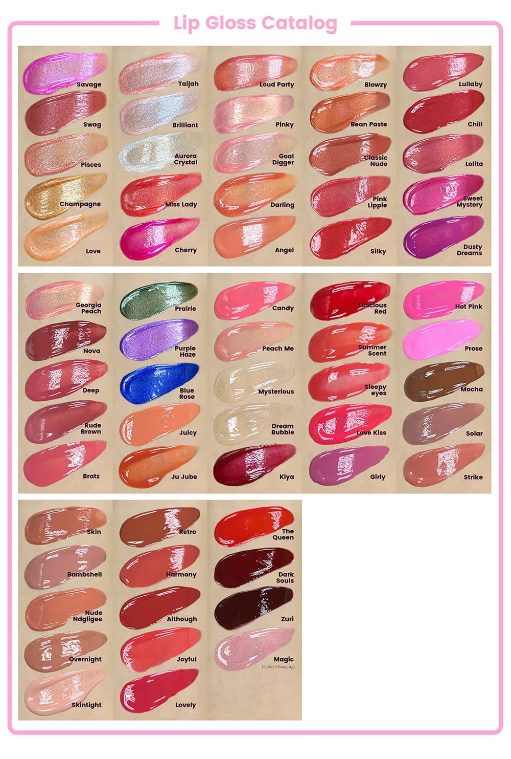 Lip Gloss Big Brush Private Label Custom Logo