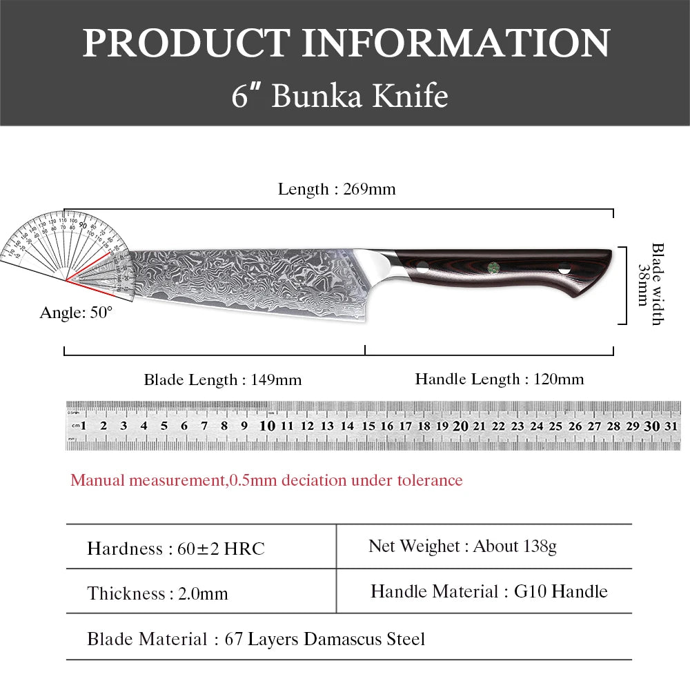 Mostodozo Bunka Chef Knife Super Sharp Knife High