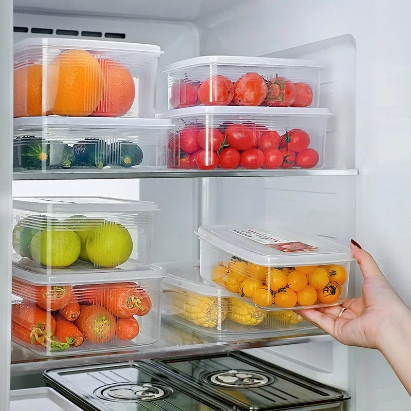 300/600/1200ml Fresh-Keeping Boxes Refrigerator Storage
