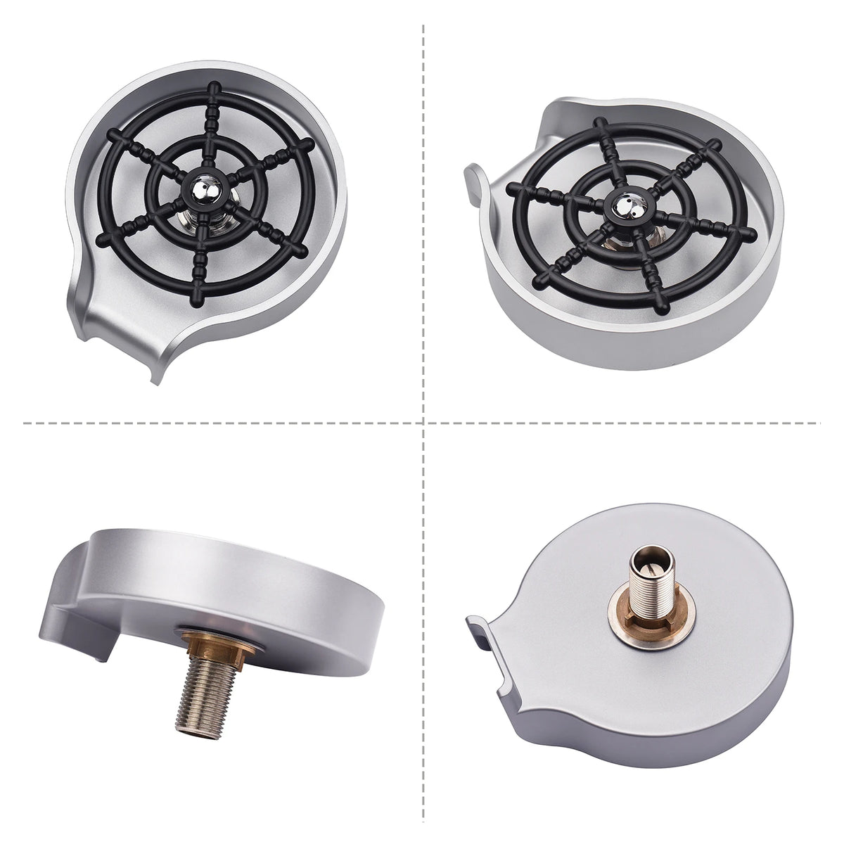 Glass Rinser Sink Bottle Cups Washer Sink Attachment