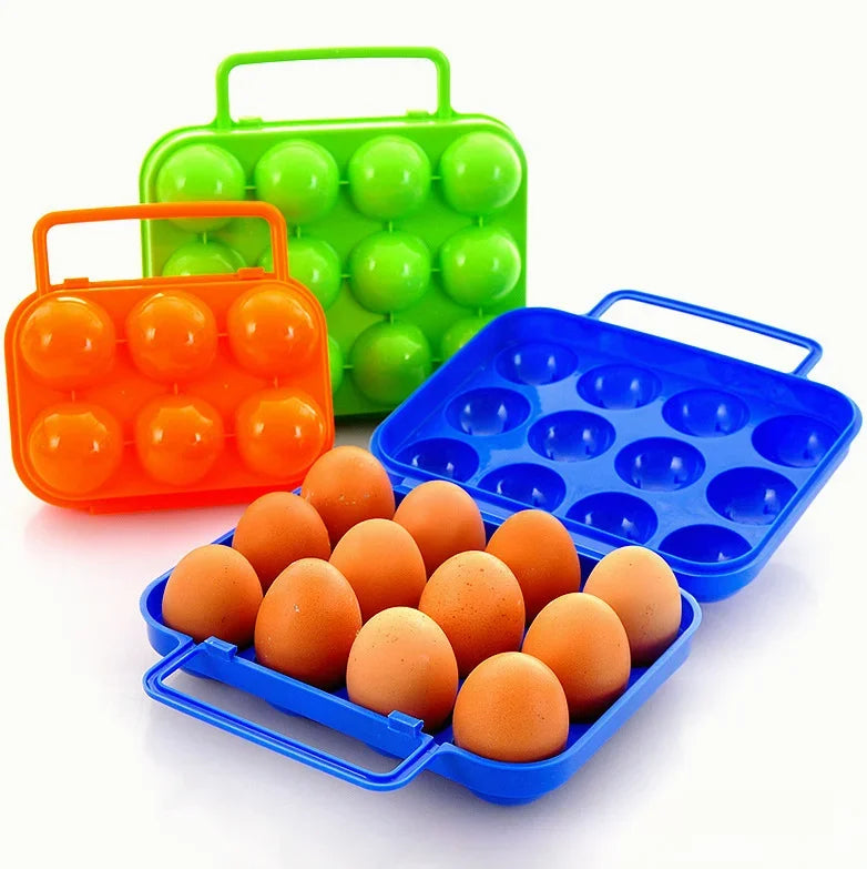 2/4/6/12 Grid Egg Storage Box Egg Holder Container