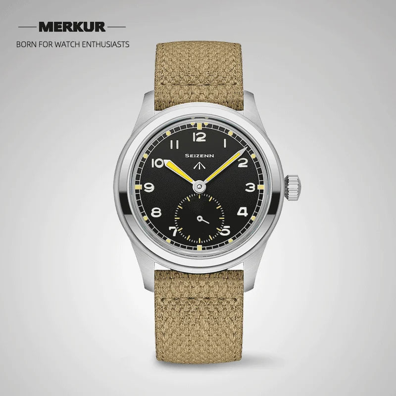 Classic Retro Arrow Pilot Watch Male Mens Wwii