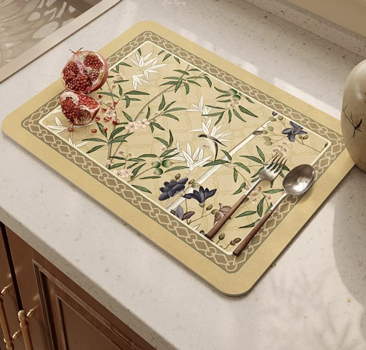 Dish Drying Mat Super Absorbent Counter Draining Mat
