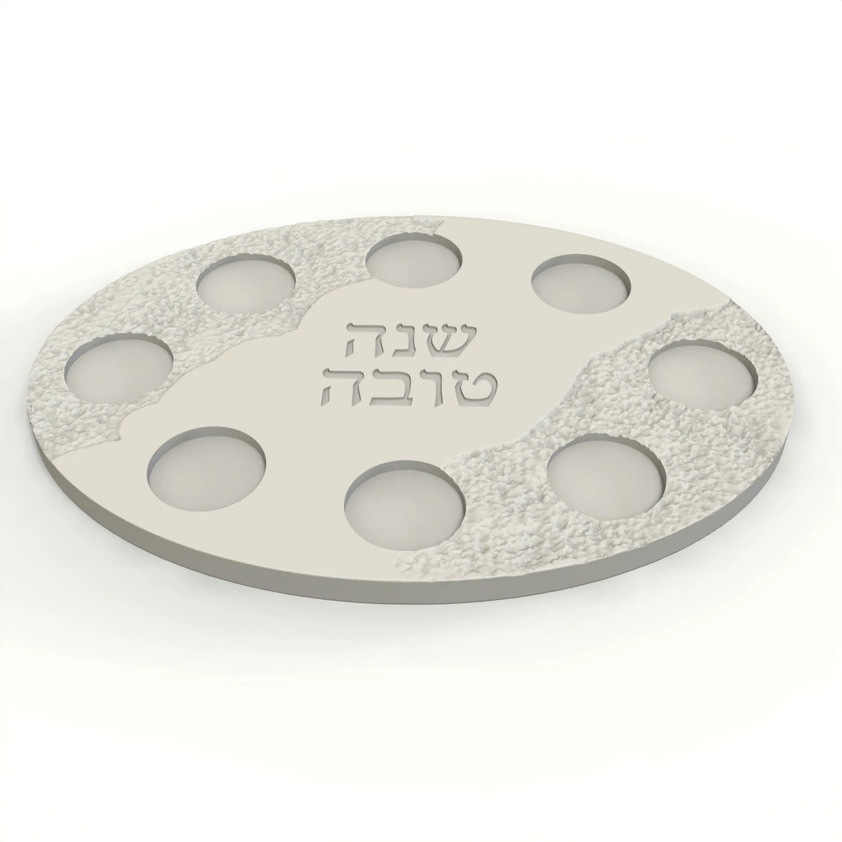 Silicone Mold Oval Rosh Hashanah Jewish Year 8-Cavity