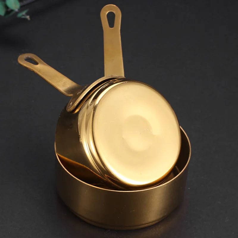 60/80/100ml Sauce Pan Pot Stainless Steel Nonstick Milk