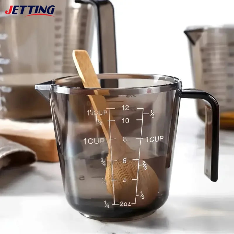 1pcs 150/300/600/1000ml Baking Liquid Measuring Cups Ps Scale