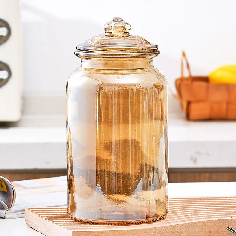 Glass Airtight Jars Food Grade Storage Box Storage