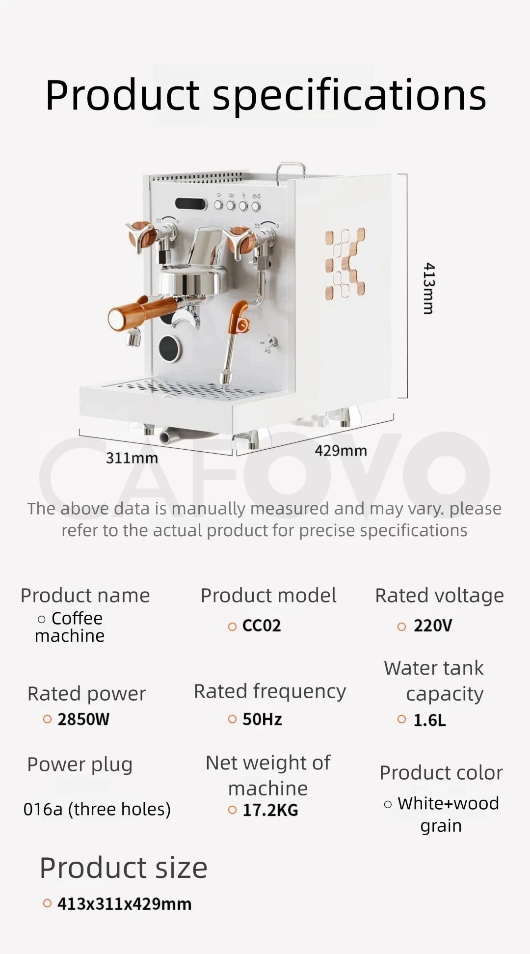Cafovo K7pro E61 Dual Boiler Commercial Espresso Machine