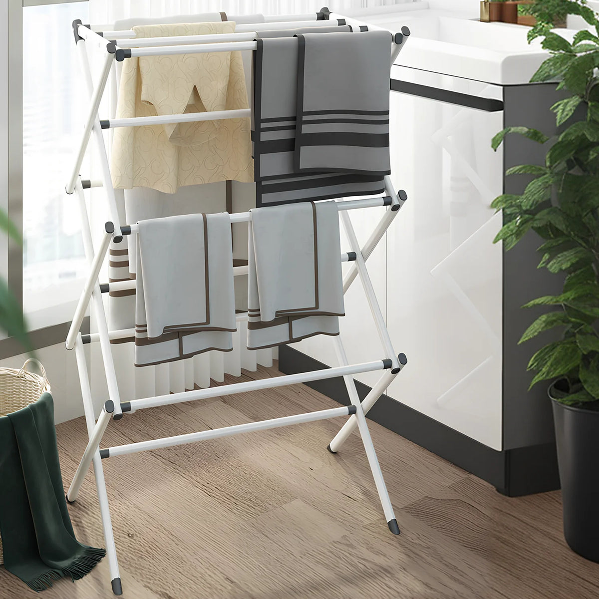 Tier Heavy Duty Clothes Airer Dryer Laundry Horse