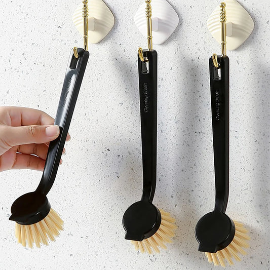 Pot Brush Dishwashing Brush Oil Long Handle Pots