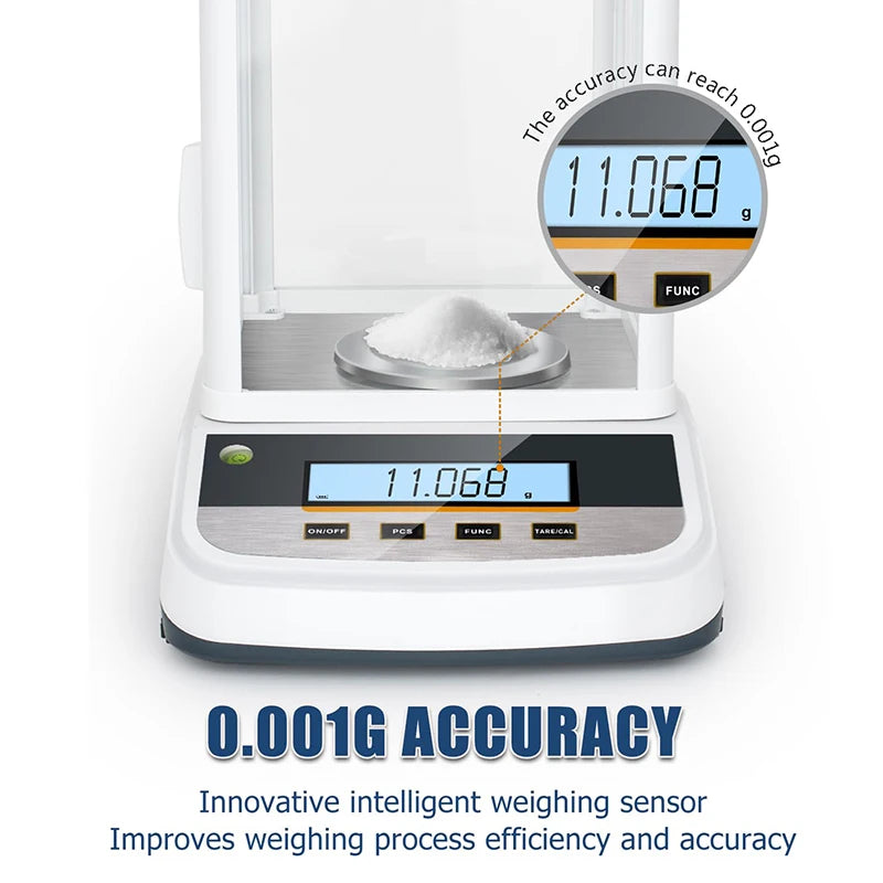 001g 500g Analytical Lab Balance Digital Scale Precision