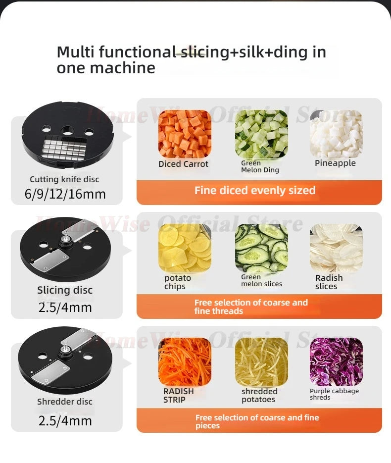 Lx Multi-Function Vegetable Cutter Fruit Slicer Shredder Cube