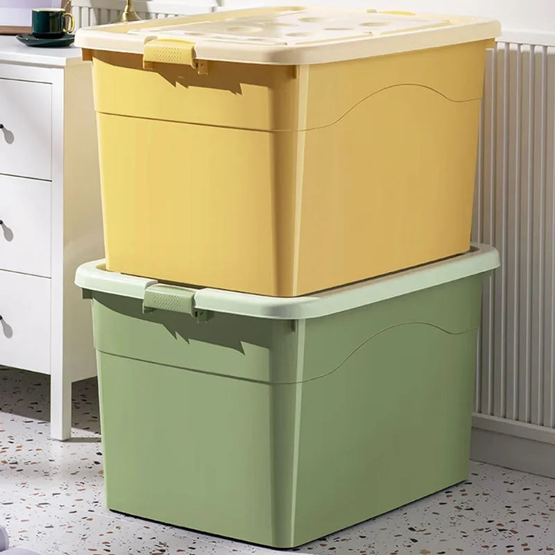 Extra Large Plastic Storage Box Heavy-Duty Reinforced Moving