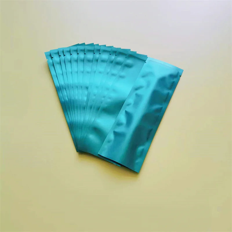 100pc Small Heat Sealable Foil Bags Colors Mylar