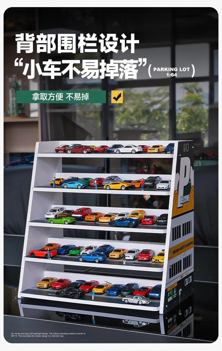 Collector 1/64 Trapezoidal Parking Lot Storage Rack Alloy