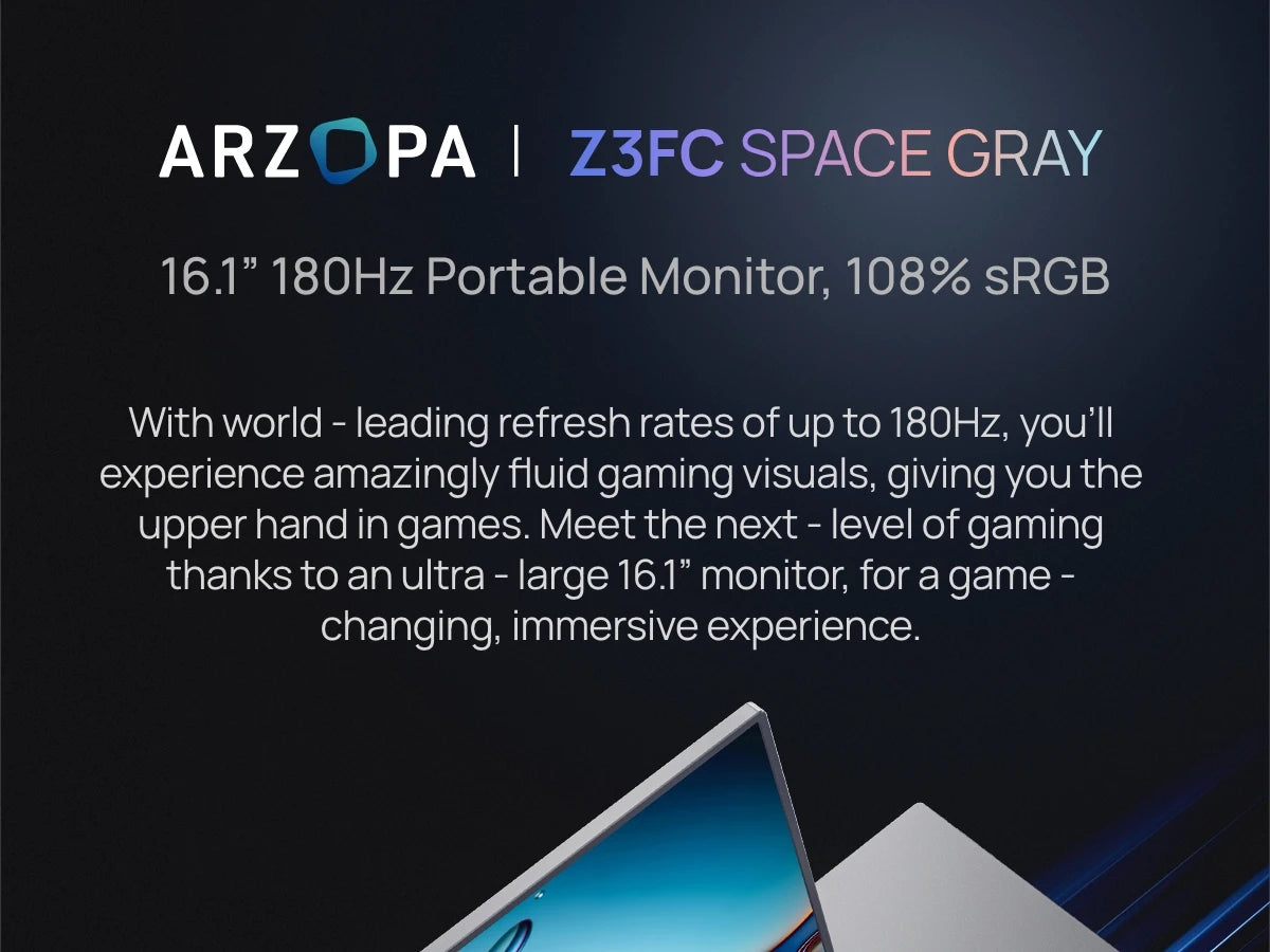 Arzopa 16 1inch 180hz 5k 107 Srgb Monitor