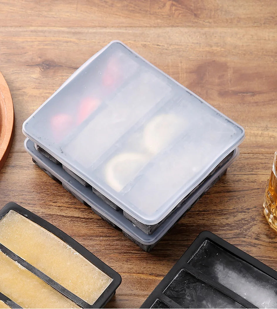 Ice Cube Tray Lid Large Long Ice Mold