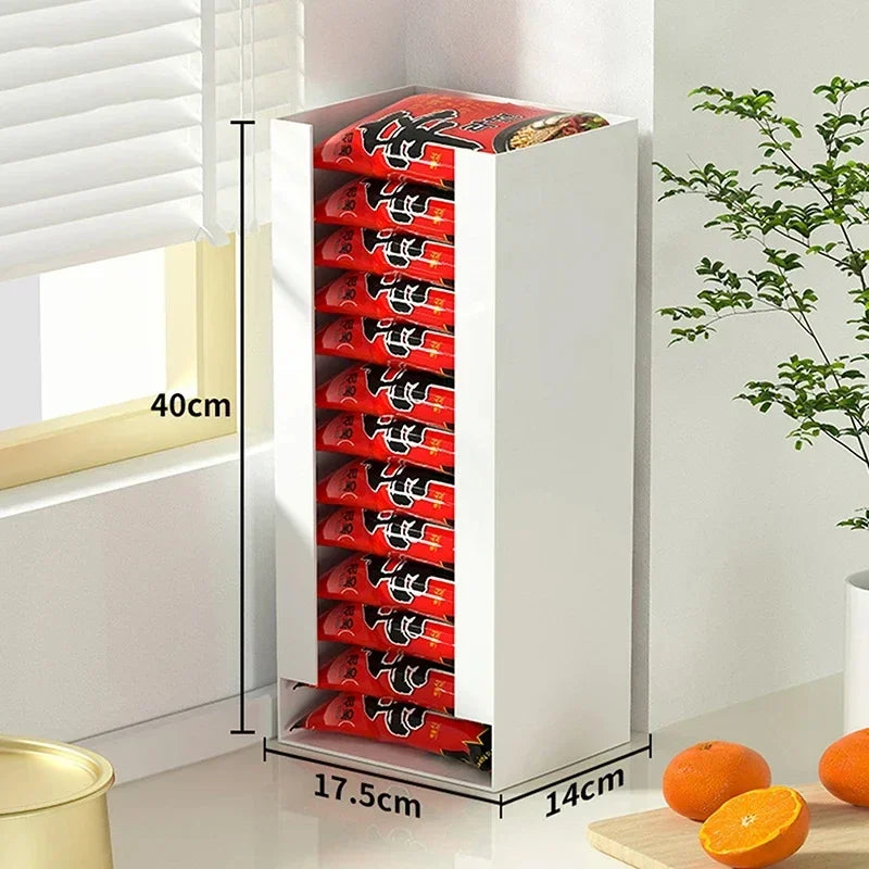 Multi Functional Instant Noodle Storage Box Organizer Ramen