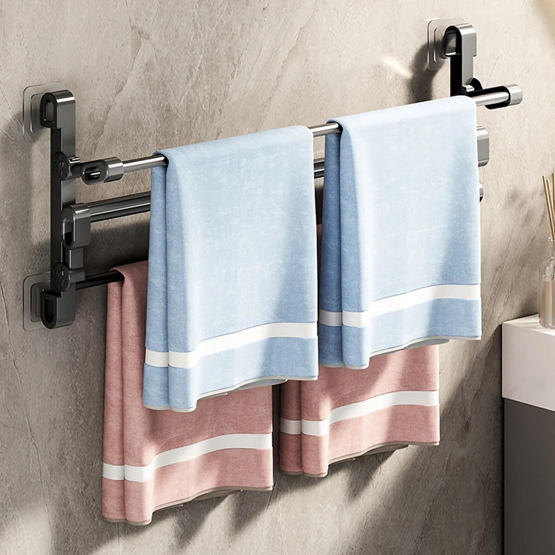Wall Mounted Shoe Rack Punch Slipper Rack Bathroom