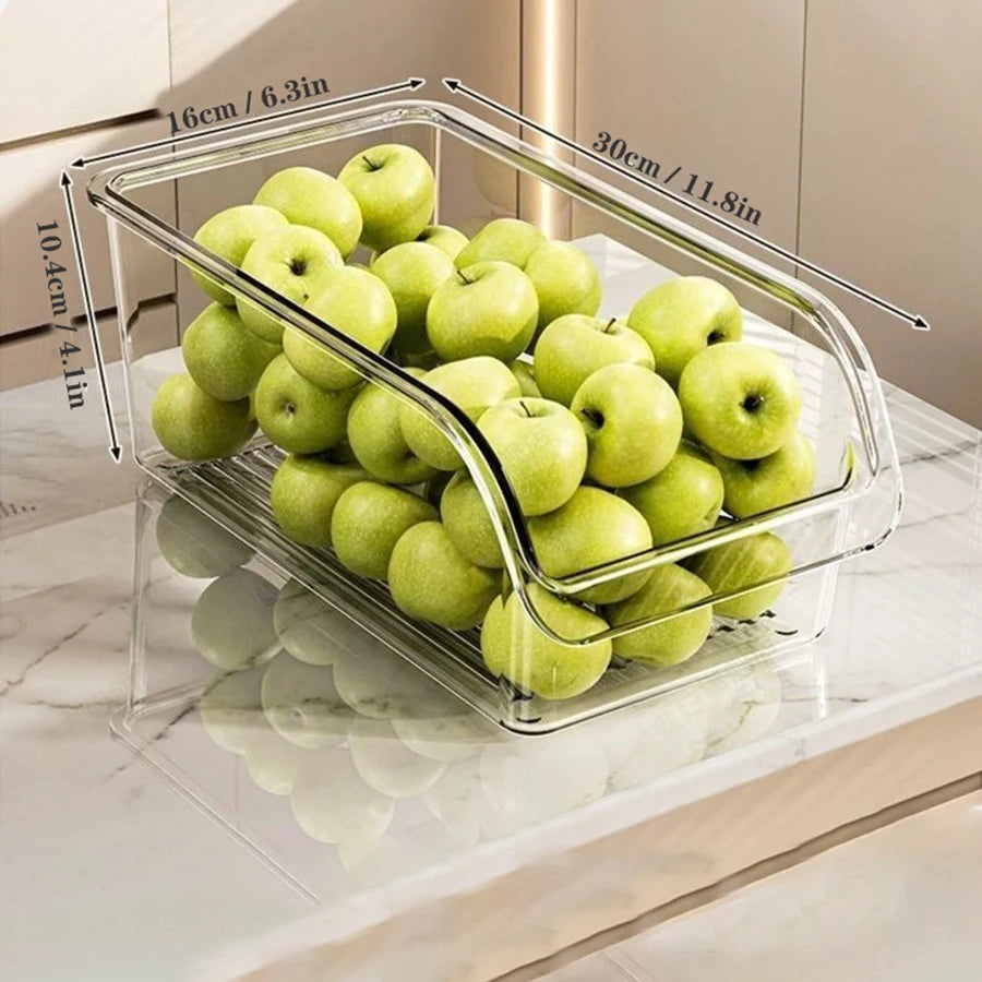 Clear Fridge Organizer Refrigerator Organizer Bins Fridge