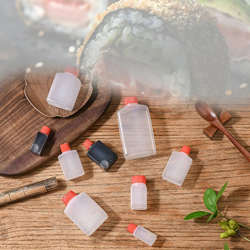 Mini Sauce Bottle Sushi Condiment Mustard Dispenser Sauce