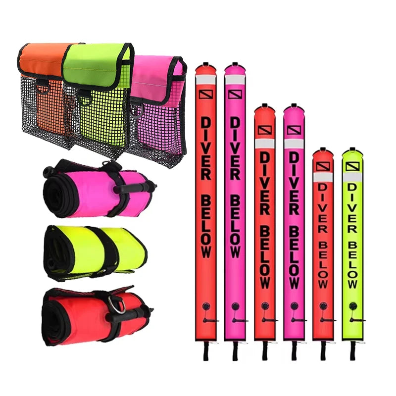 2m/1 5m/1 8m Scuba Diving Colored Buoy -