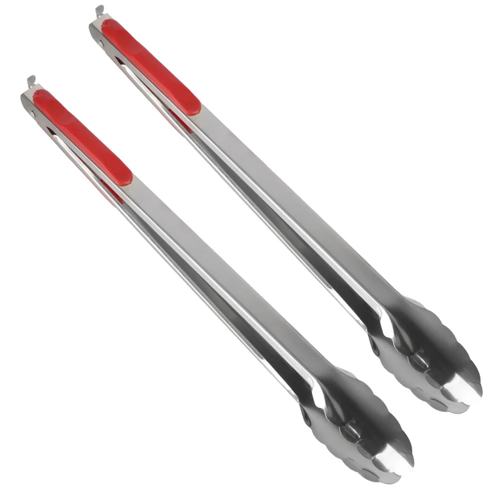 Hilife Grill Stainless Steel Cooking Bbq Tongs Salad