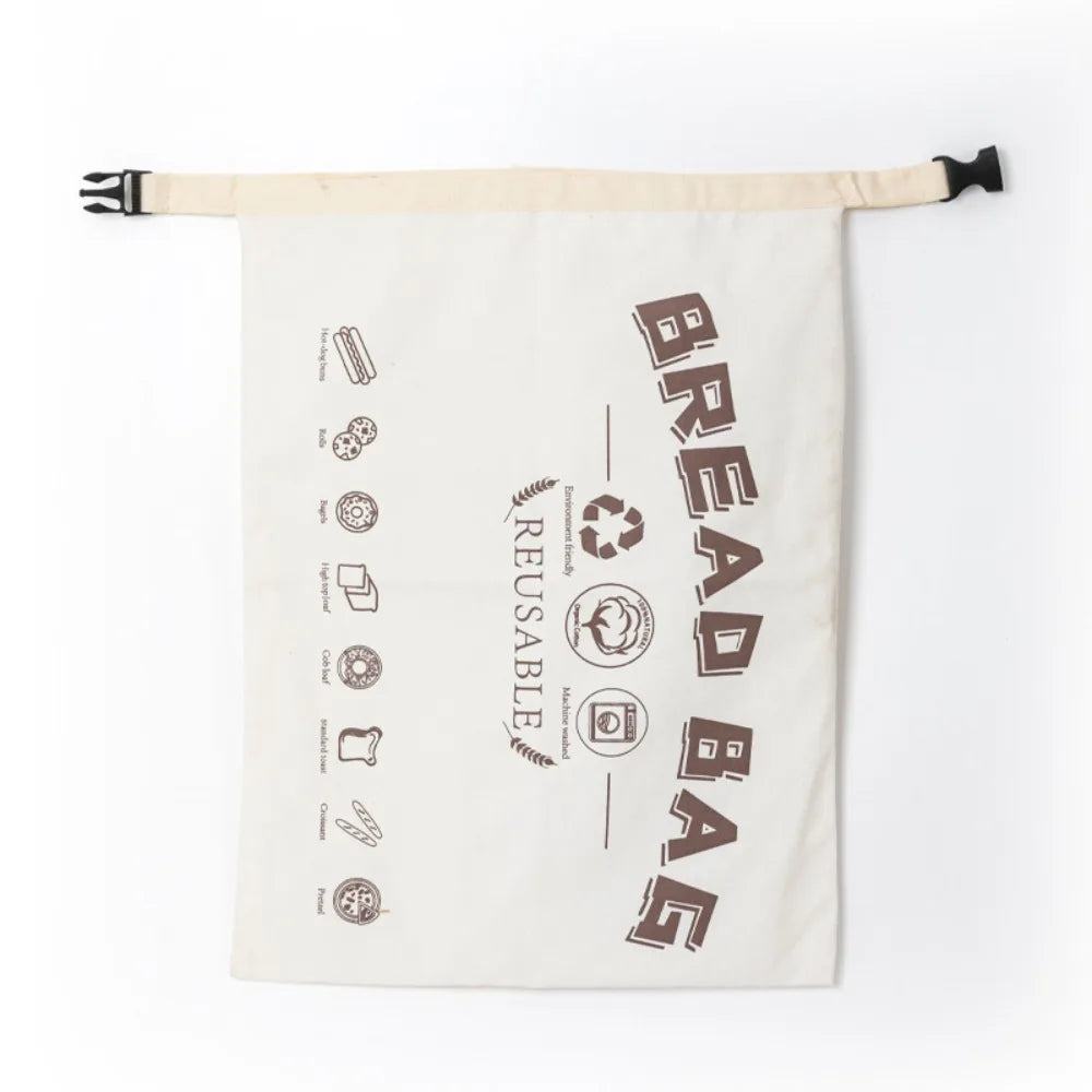 Food Grade Reusable Bread Bag Made Of Cotton