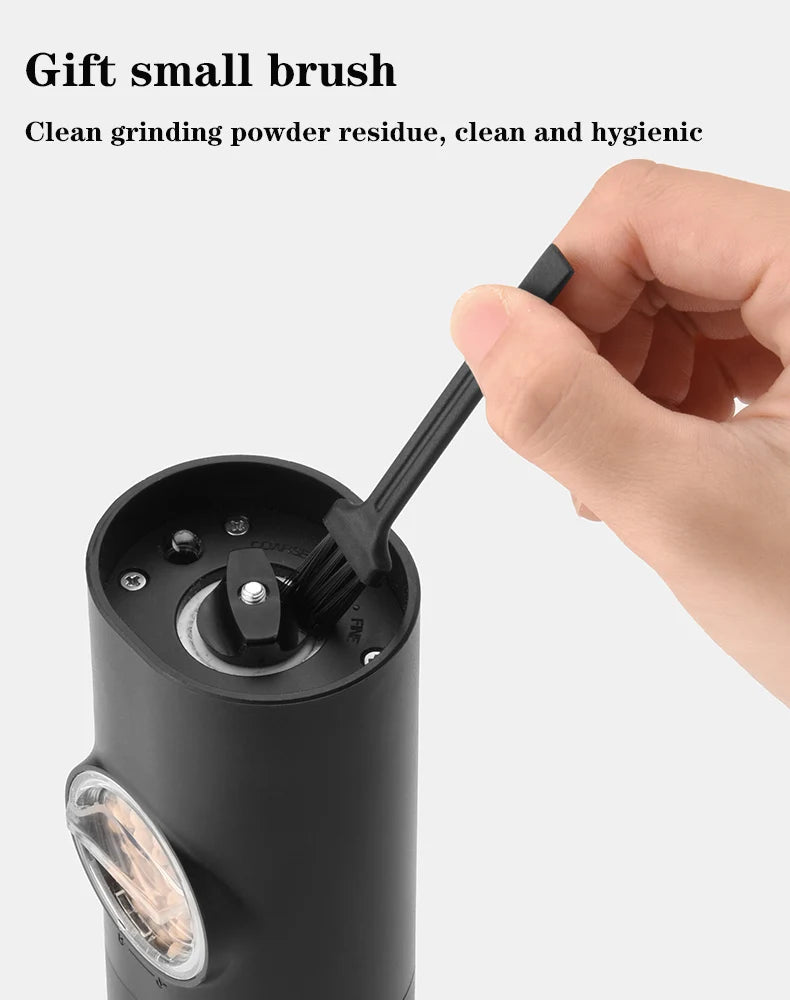 Usb Charging Electric Salt Pepper Grinder Rechargeable Adjustable