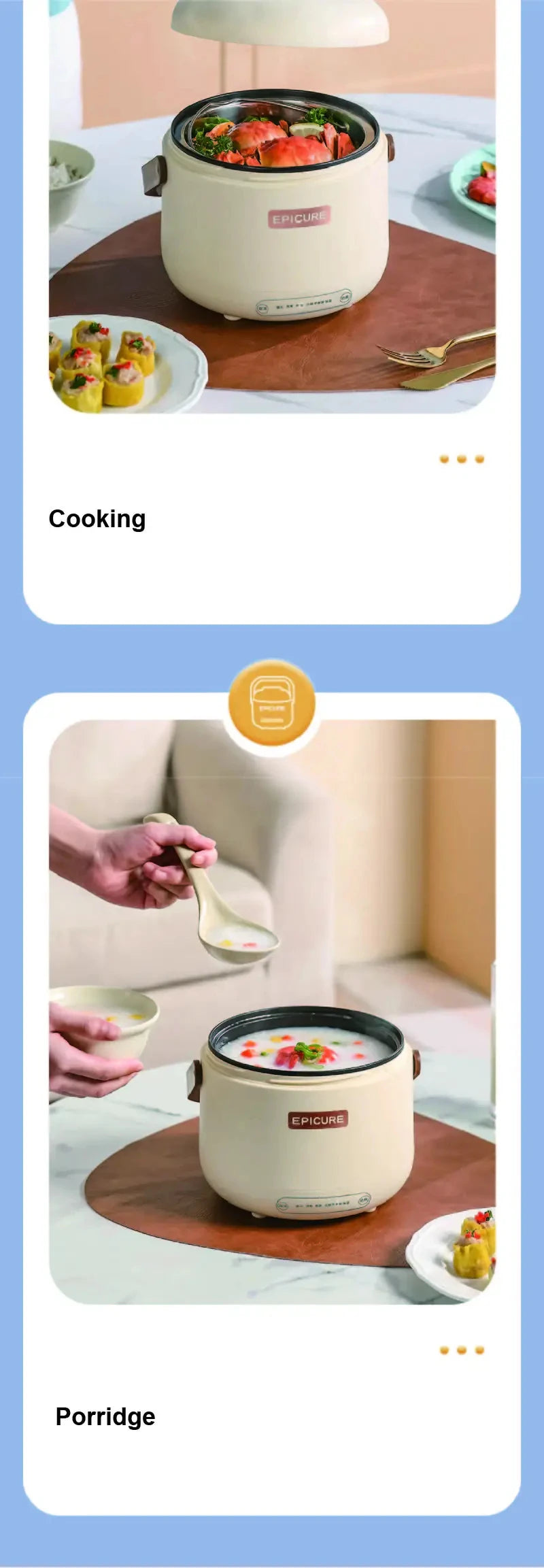 7l Smart Low-Sugar Rice Cooker Rice Soup Separation